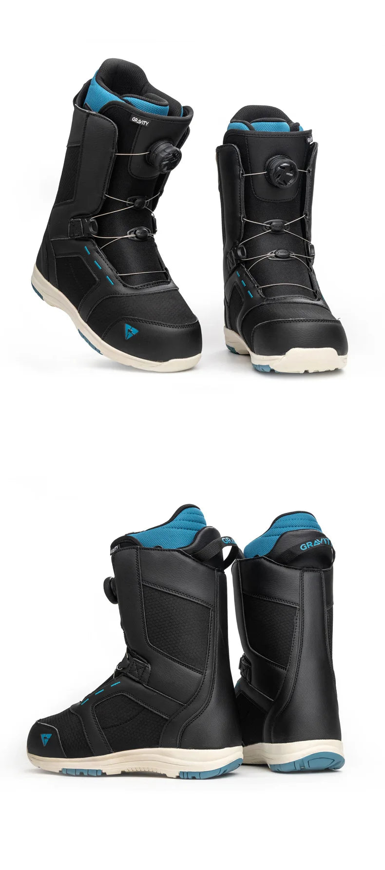 Atop Quick-Fit Steel Lace Buckle Snowboard Footwear Waterproof Wear-Resistant All-Mountain Comfortable Warm Snowboard Boots