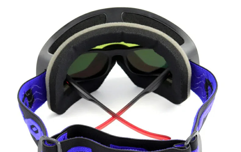 Ski Glasses For Skiing Double Lens Magnetic Mountaineering Glasses UV400 Anti-fog Ski Goggles Men Women Snowmobile Mask