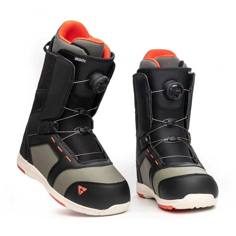 Atop Quick-Fit Steel Lace Buckle Snowboard Footwear Waterproof Wear-Resistant All-Mountain Comfortable Warm Snowboard Boots
