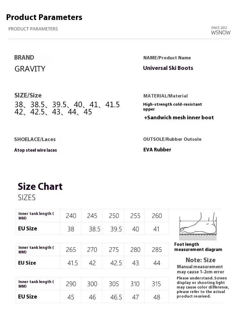 Atop Quick-Fit Steel Lace Buckle Snowboard Footwear Waterproof Wear-Resistant All-Mountain Comfortable Warm Snowboard Boots