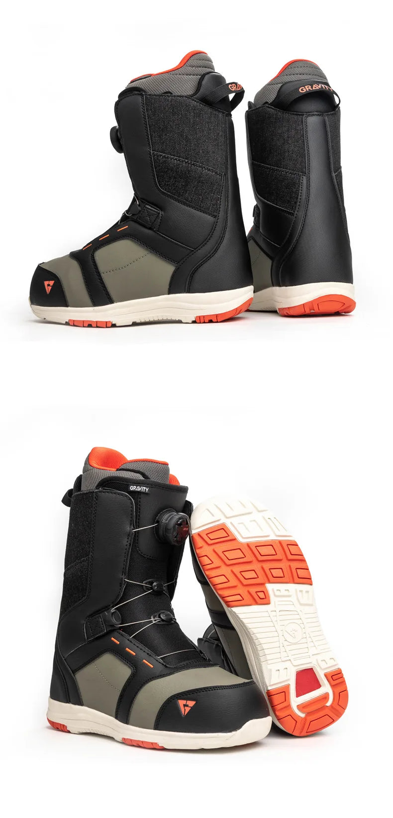 Atop Quick-Fit Steel Lace Buckle Snowboard Footwear Waterproof Wear-Resistant All-Mountain Comfortable Warm Snowboard Boots