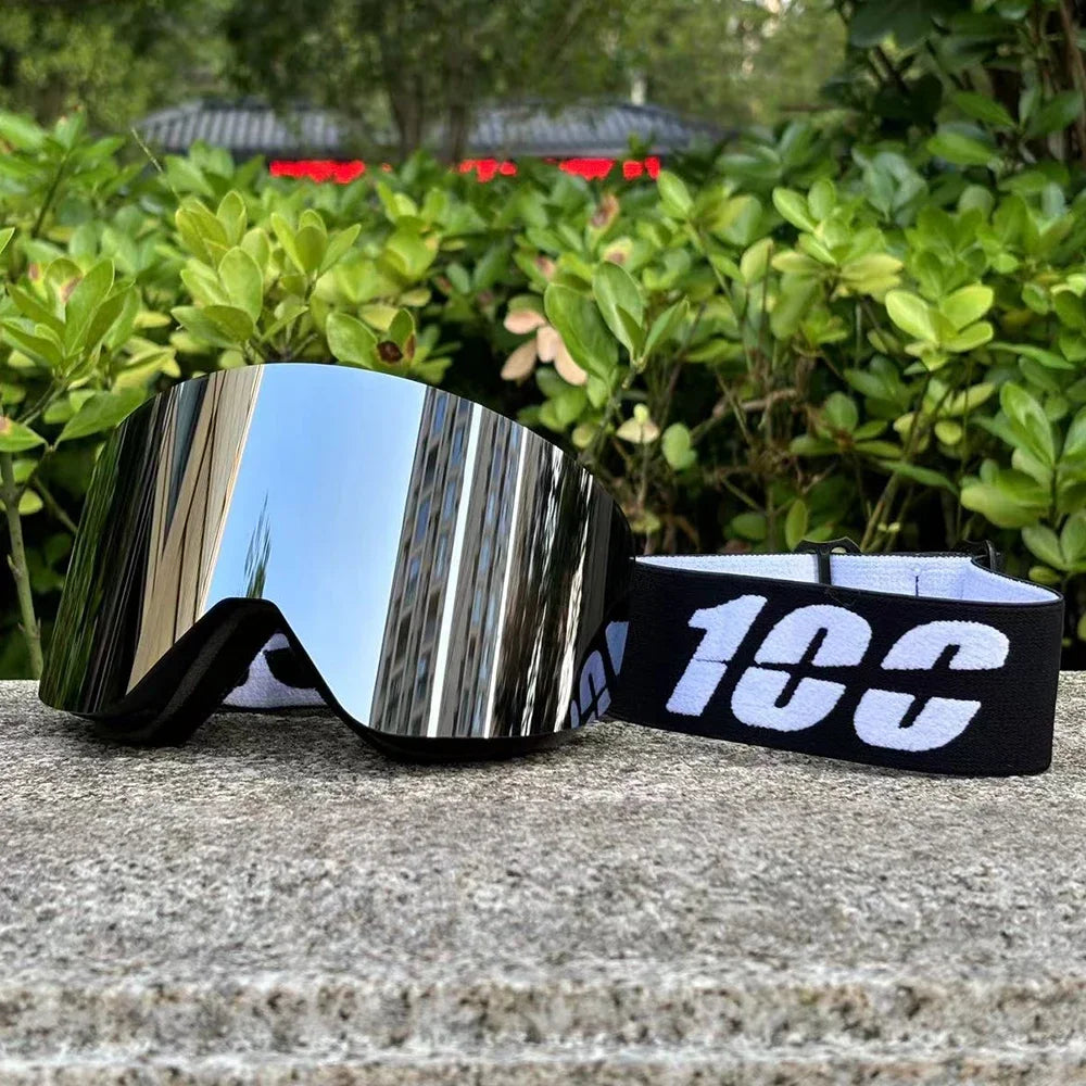 New Double Layer Magnetic Ski Goggles Polarized Lens Skiing Anti-fog UV400 Snowboard Goggles Men Women Ski Glasses Eyewear