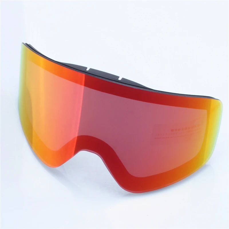 Magnetic Flip Cover Double Layer Anti-Fog Ski Goggles Snowboard Glasses Snowmobile Eyewear Outdoor Sports Optical Protection