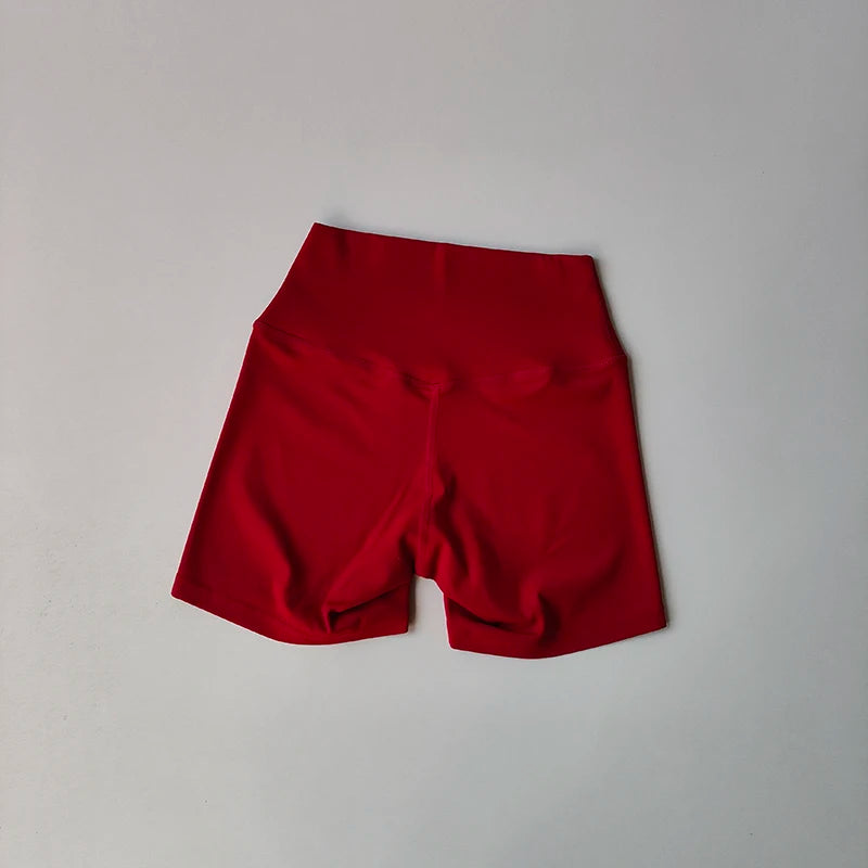 Yoga Gym Set Halter Top Set Yoga High Waist Shorts Set Backless Tights Bra Vest Seamless Stretch Ribbed Buttocks Lift Shorts Set