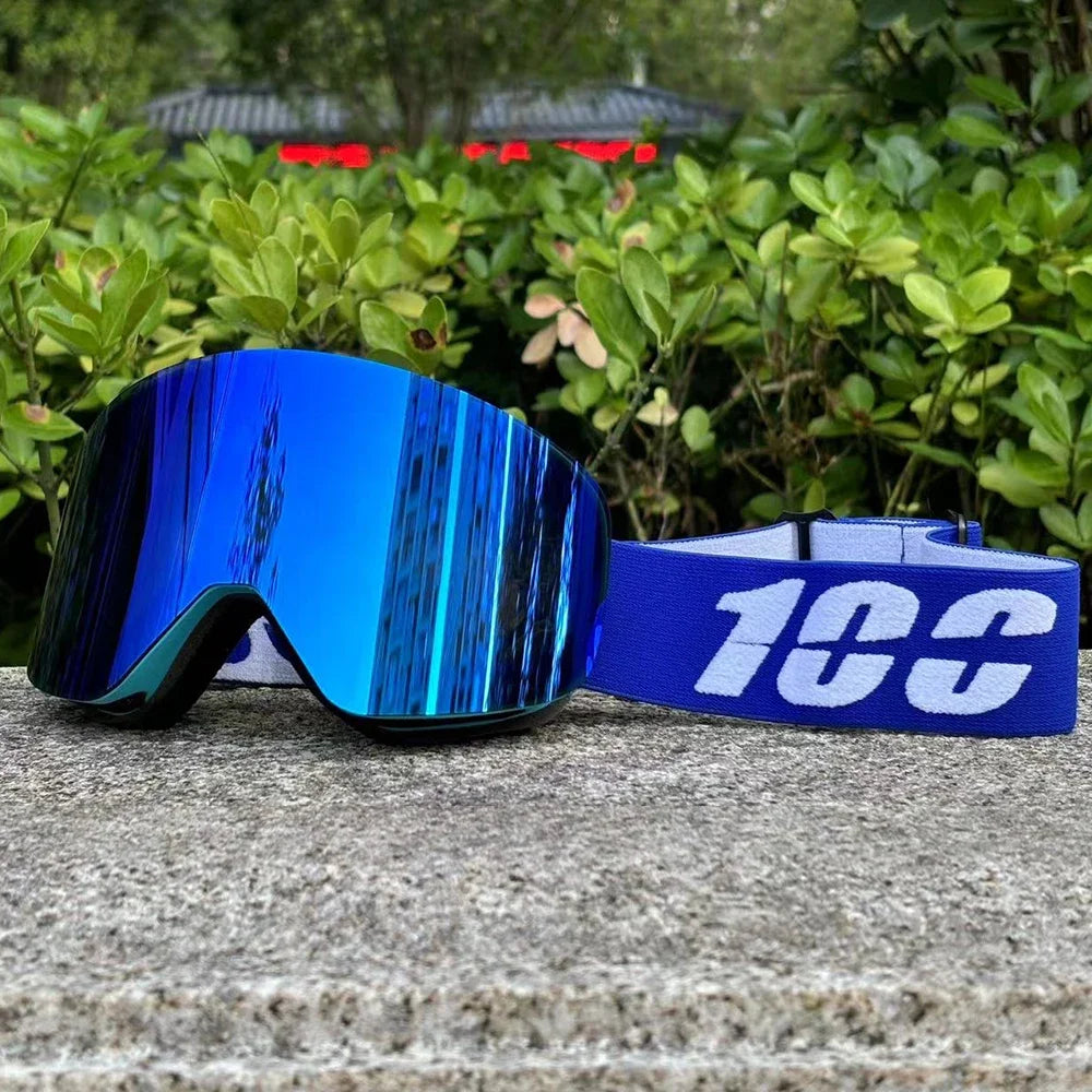 New Double Layer Magnetic Ski Goggles Polarized Lens Skiing Anti-fog UV400 Snowboard Goggles Men Women Ski Glasses Eyewear