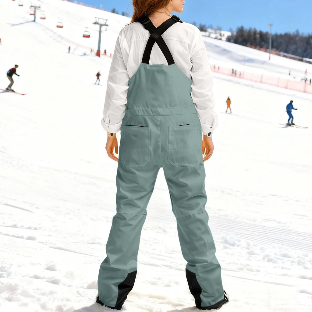 Graphene Heating Ski Pants Waterproof Oxford Cloth Unisex Regenerated Cellulose Fiber Warmth Winter Sports Outdoor Gear