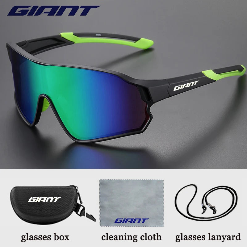 GIANT Top Seller Cycling Glasses UV400 Anti Fog REVO Lenses HD Clarity CE/ANSI Certified Cateye Design MTB/Road Bike man women