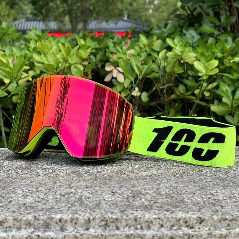 New Double Layer Magnetic Ski Goggles Polarized Lens Skiing Anti-fog UV400 Snowboard Goggles Men Women Ski Glasses Eyewear