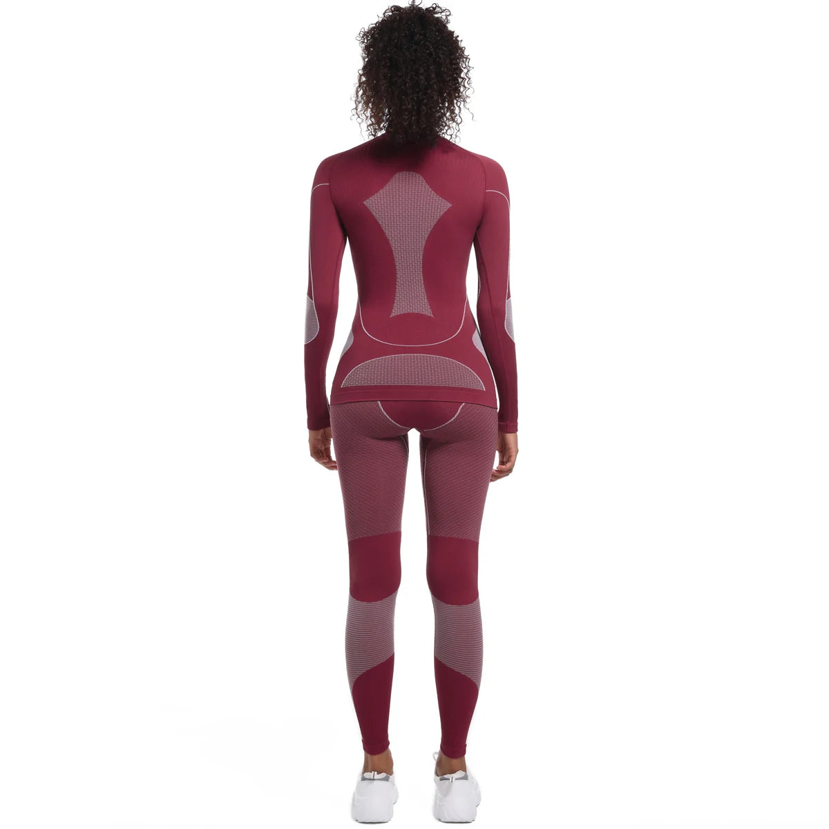 Women Skiwear Yoga Set Skiing Underwear Set Fitness Workout Thermal  Ski Snowboarding Running  Exercise Suit Long Johns