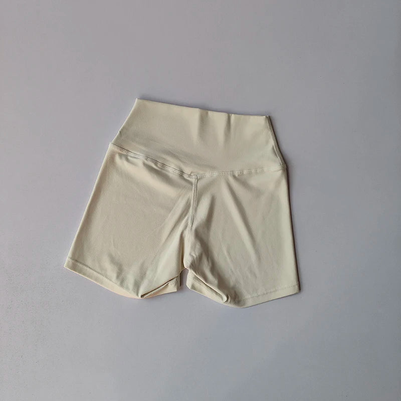 Yoga Gym Set Halter Top Set Yoga High Waist Shorts Set Backless Tights Bra Vest Seamless Stretch Ribbed Buttocks Lift Shorts Set