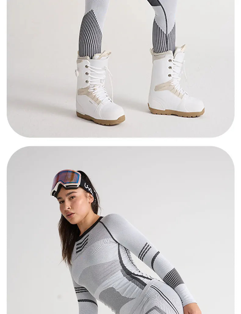 Ski Base Layer Set Men Women Thermal Quick Dry Moisture Wicking Compression Wear Winter Sports Outdoor Underwear Tops Bottoms