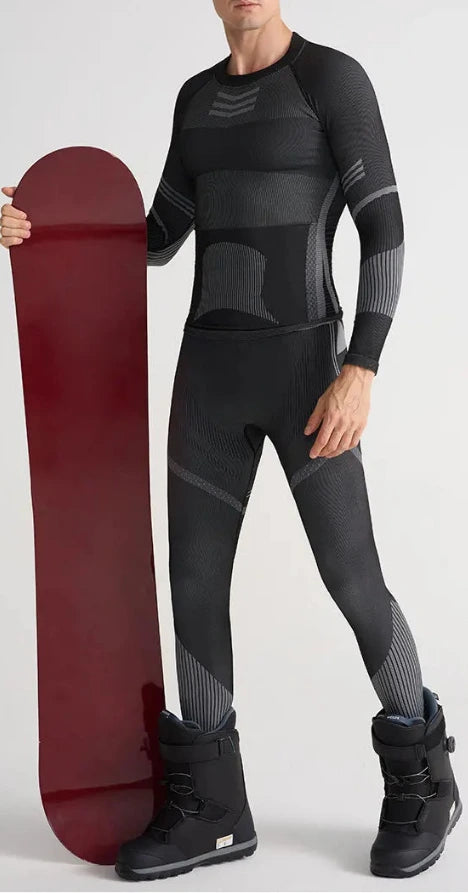 Ski Base Layer Set Men Women Thermal Quick Dry Moisture Wicking Compression Wear Winter Sports Outdoor Underwear Tops Bottoms