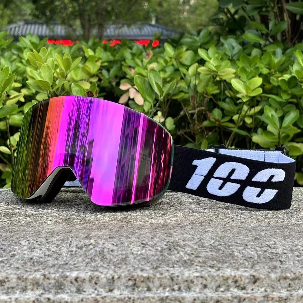 New Double Layer Magnetic Ski Goggles Polarized Lens Skiing Anti-fog UV400 Snowboard Goggles Men Women Ski Glasses Eyewear