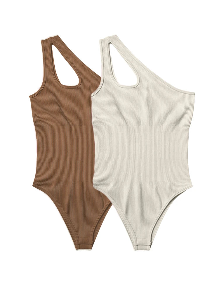 Women's Yoga Bodysuit Solid Color Sleeveless Sexy Fitness Workout