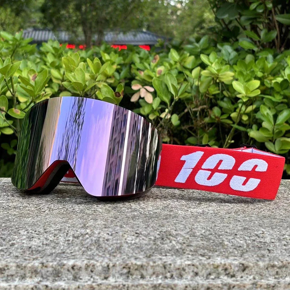 New Double Layer Magnetic Ski Goggles Polarized Lens Skiing Anti-fog UV400 Snowboard Goggles Men Women Ski Glasses Eyewear