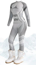 Ski Base Layer Set Men Women Thermal Quick Dry Moisture Wicking Compression Wear Winter Sports Outdoor Underwear Tops Bottoms