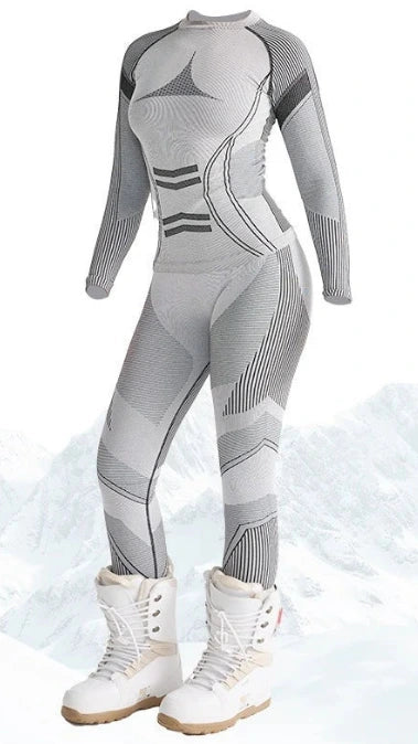 Ski Base Layer Set Men Women Thermal Quick Dry Moisture Wicking Compression Wear Winter Sports Outdoor Underwear Tops Bottoms