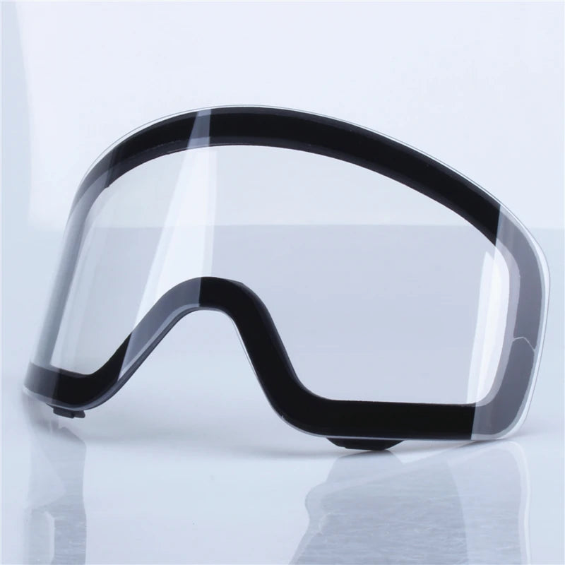 Magnetic Flip Cover Double Layer Anti-Fog Ski Goggles Snowboard Glasses Snowmobile Eyewear Outdoor Sports Optical Protection
