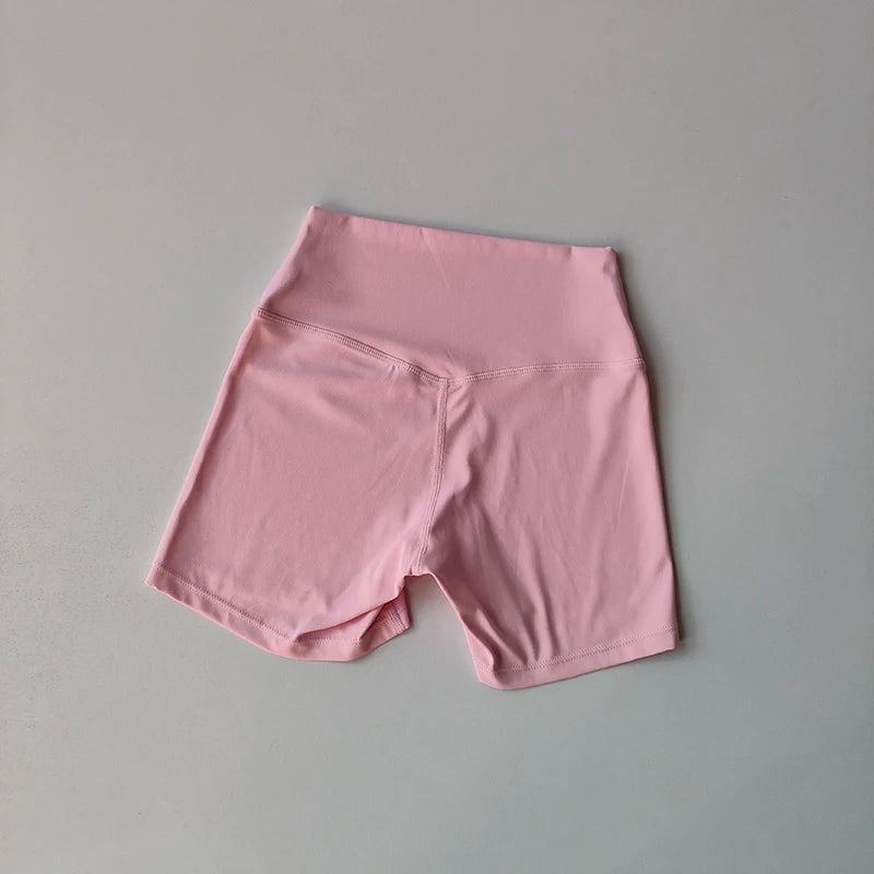 Yoga Gym Set Halter Top Set Yoga High Waist Shorts Set Backless Tights Bra Vest Seamless Stretch Ribbed Buttocks Lift Shorts Set