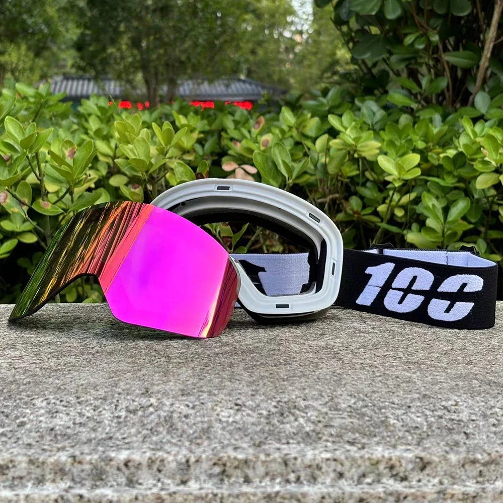 New Double Layer Magnetic Ski Goggles Polarized Lens Skiing Anti-fog UV400 Snowboard Goggles Men Women Ski Glasses Eyewear