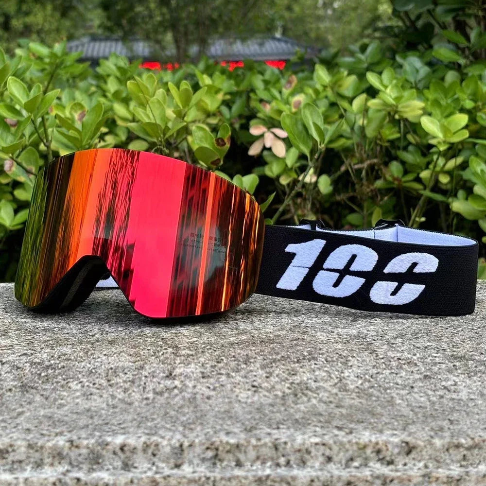 New Double Layer Magnetic Ski Goggles Polarized Lens Skiing Anti-fog UV400 Snowboard Goggles Men Women Ski Glasses Eyewear