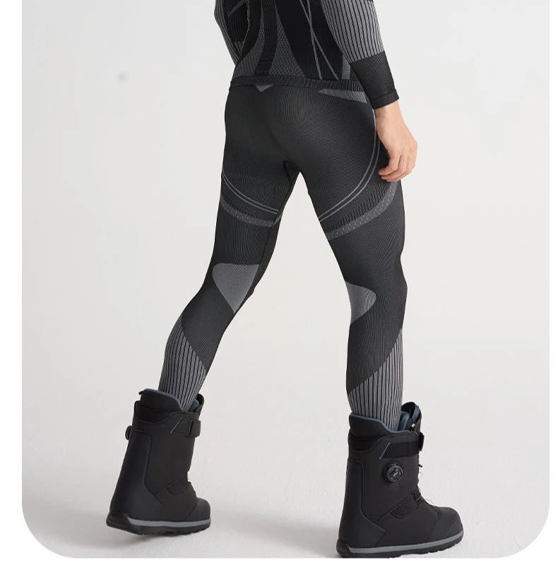 Ski Base Layer Set Men Women Thermal Quick Dry Moisture Wicking Compression Wear Winter Sports Outdoor Underwear Tops Bottoms