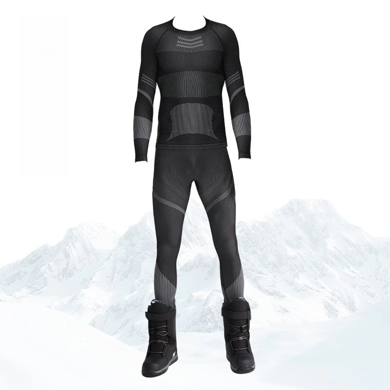 Ski Base Layer Set Men Women Thermal Quick Dry Moisture Wicking Compression Wear Winter Sports Outdoor Underwear Tops Bottoms
