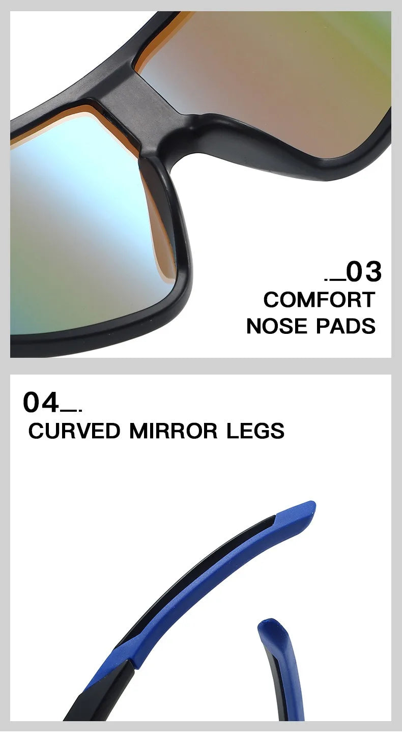 GIANT Top Seller Cycling Glasses UV400 Anti Fog REVO Lenses HD Clarity CE/ANSI Certified Cateye Design MTB/Road Bike man women