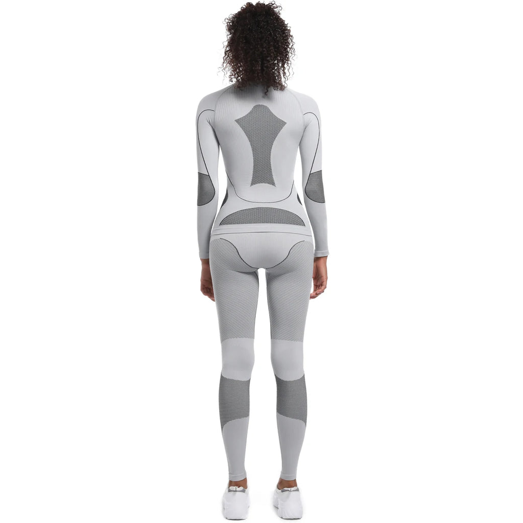 Women Skiwear Yoga Set Skiing Underwear Set Fitness Workout Thermal  Ski Snowboarding Running  Exercise Suit Long Johns