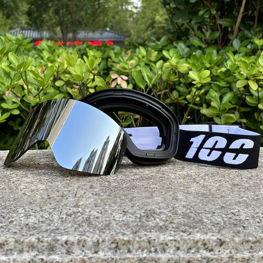 New Double Layer Magnetic Ski Goggles Polarized Lens Skiing Anti-fog UV400 Snowboard Goggles Men Women Ski Glasses Eyewear