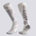 New Thickened Ski Socks Breathable Thermal Knee High Socks Moisture-wicking Anti-slip Snowboard Stockings for Winter Sports