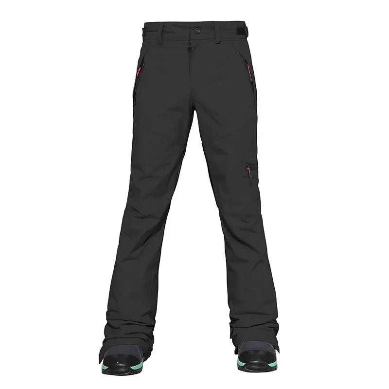 2024 New Ski Pants Women Pants Overalls Windproof Waterproof Ski Suits Men Mountain Snowboard Outdoor Hiking Ski Loose Trousers