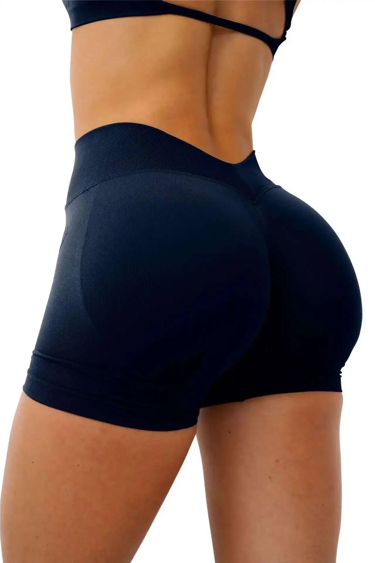 Short Gym Woman V Waist High Waist Fitness Training Yoga Clothing Running Butt Lifting Workout Leggings Cycling Sports Shorts
