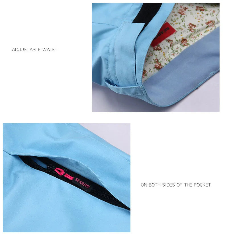 2024 New Ski Pants Women Pants Overalls Windproof Waterproof Ski Suits Men Mountain Snowboard Outdoor Hiking Ski Loose Trousers