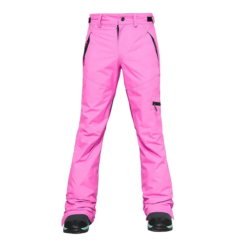 2024 New Ski Pants Women Pants Overalls Windproof Waterproof Ski Suits Men Mountain Snowboard Outdoor Hiking Ski Loose Trousers