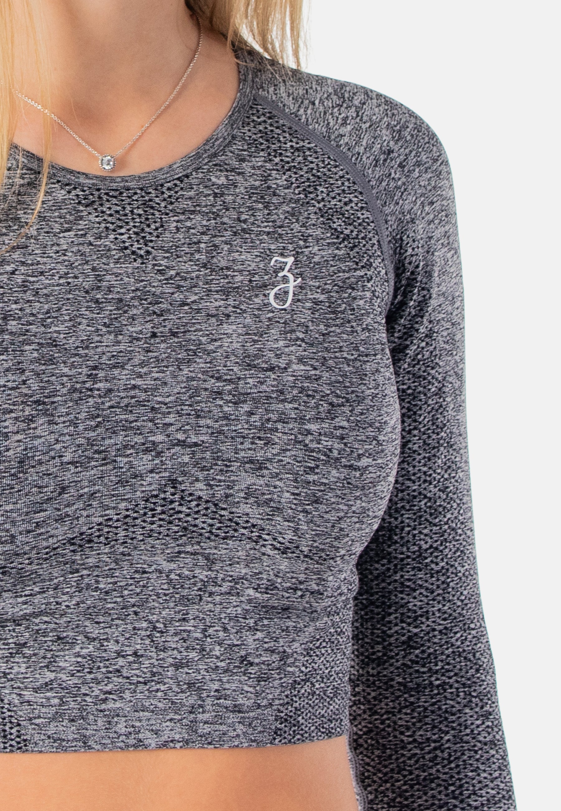 Crop Sleeve Dynamic - grey - women