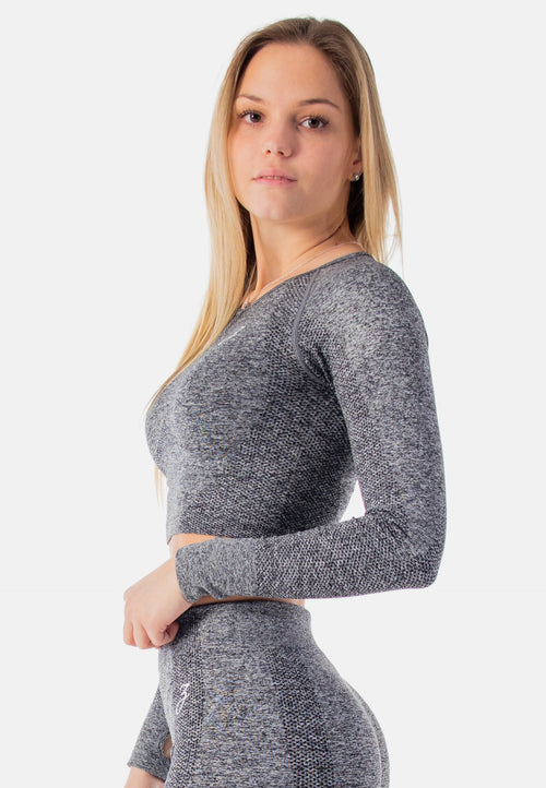 Crop Sleeve Dynamic - grey - women