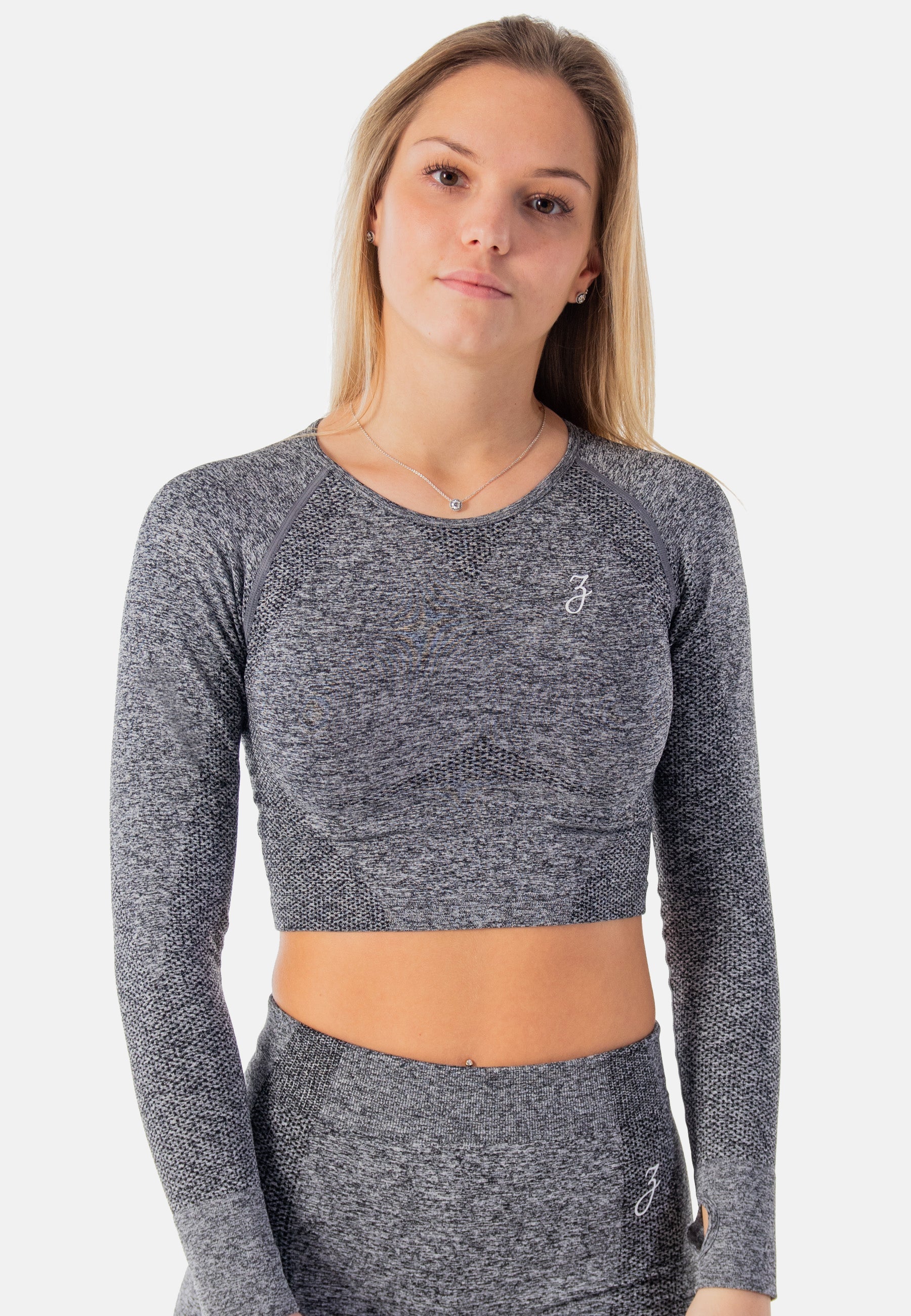 Crop Sleeve Dynamic - grey - women
